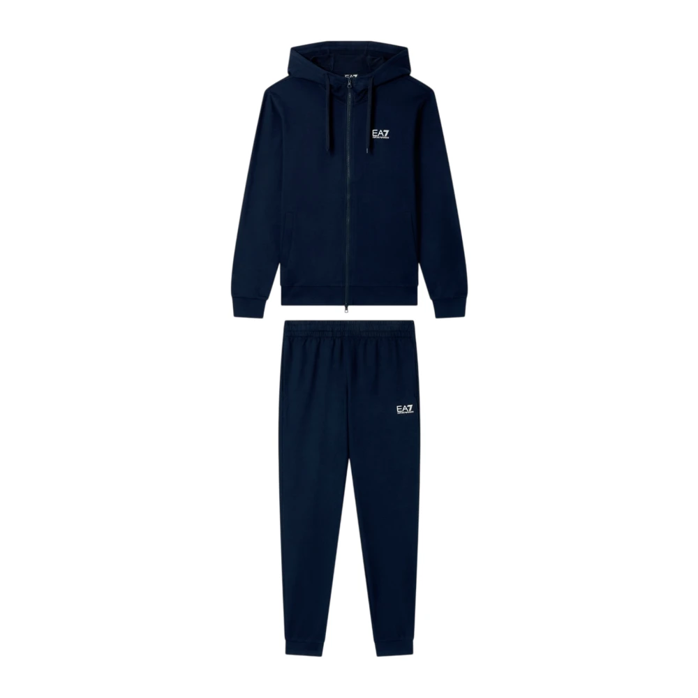 Emporio Armani Ea7 Men's Blue Training, Xl, Train Core Identity Tracksuit