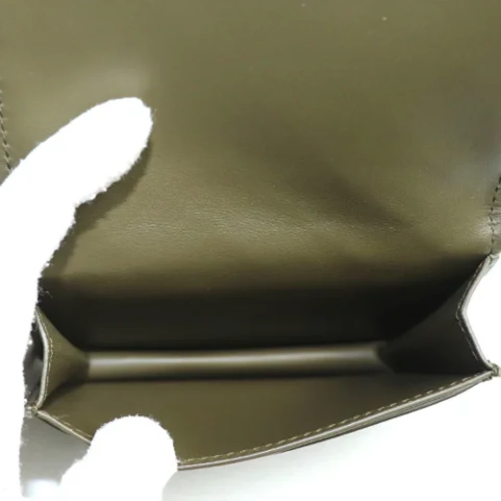 Bottega Veneta Vintage Pre-owned Leather wallets Green Heren