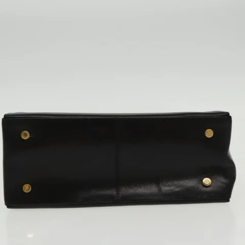 Salvatore Ferragamo Pre-owned Leather handbags Black Dames