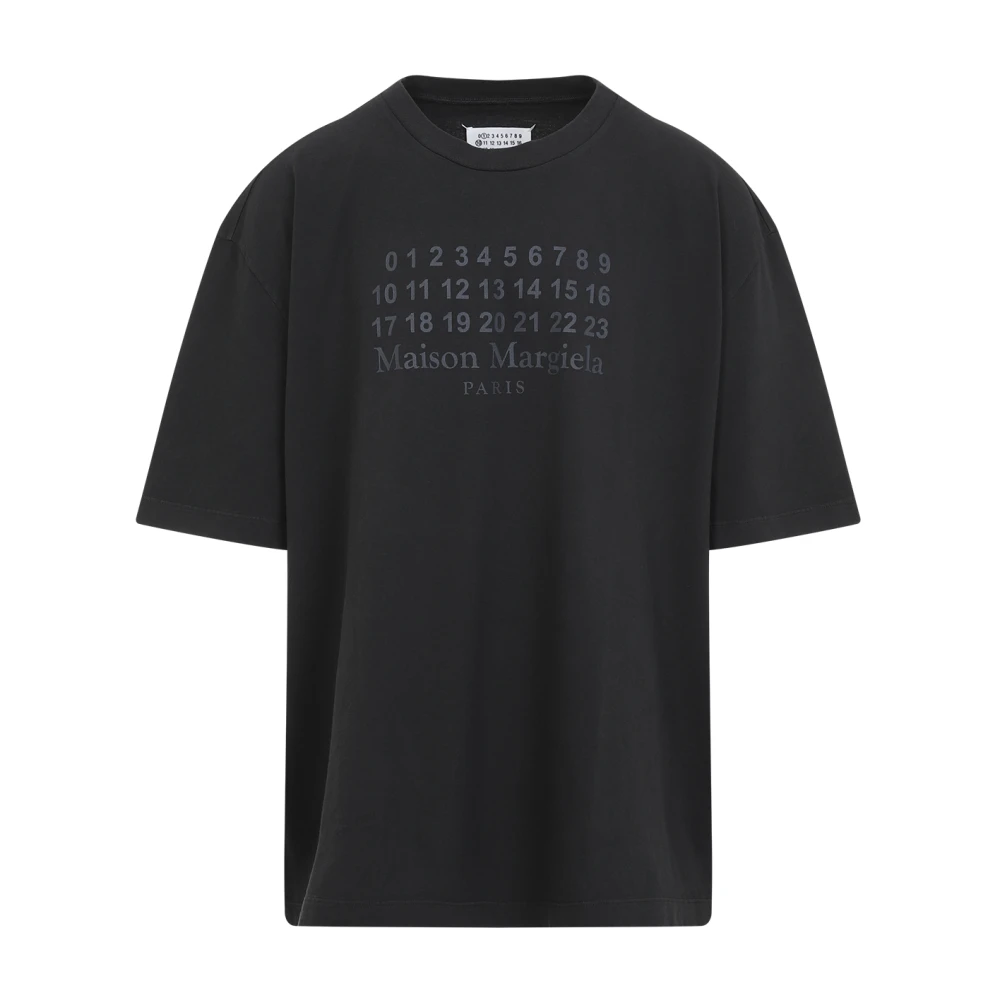 Maison Margiela Zwart T-shirt Stijlvol Comfort Luxe Casual Black Heren