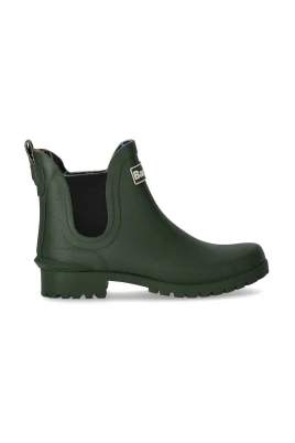 Oliv Chelsea Boot med tartanfoder