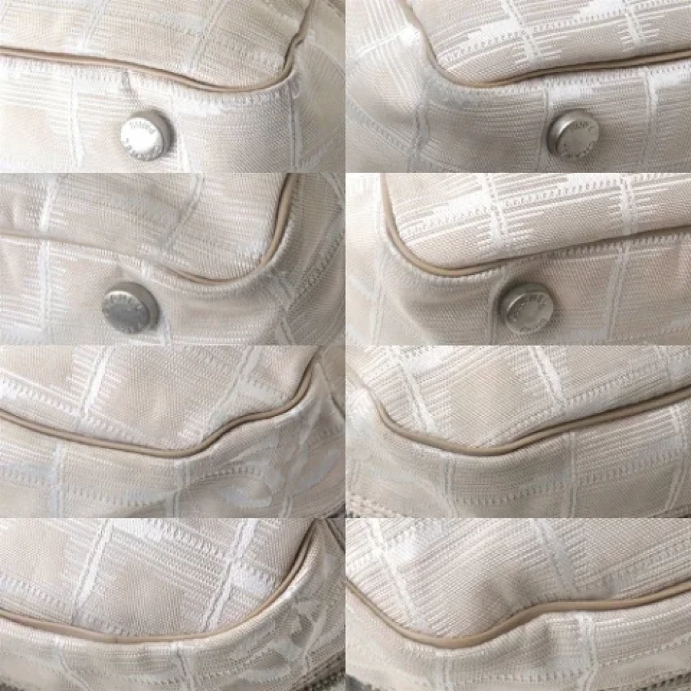 Chanel Vintage Pre-owned Fabric chanel-bags Beige Dames