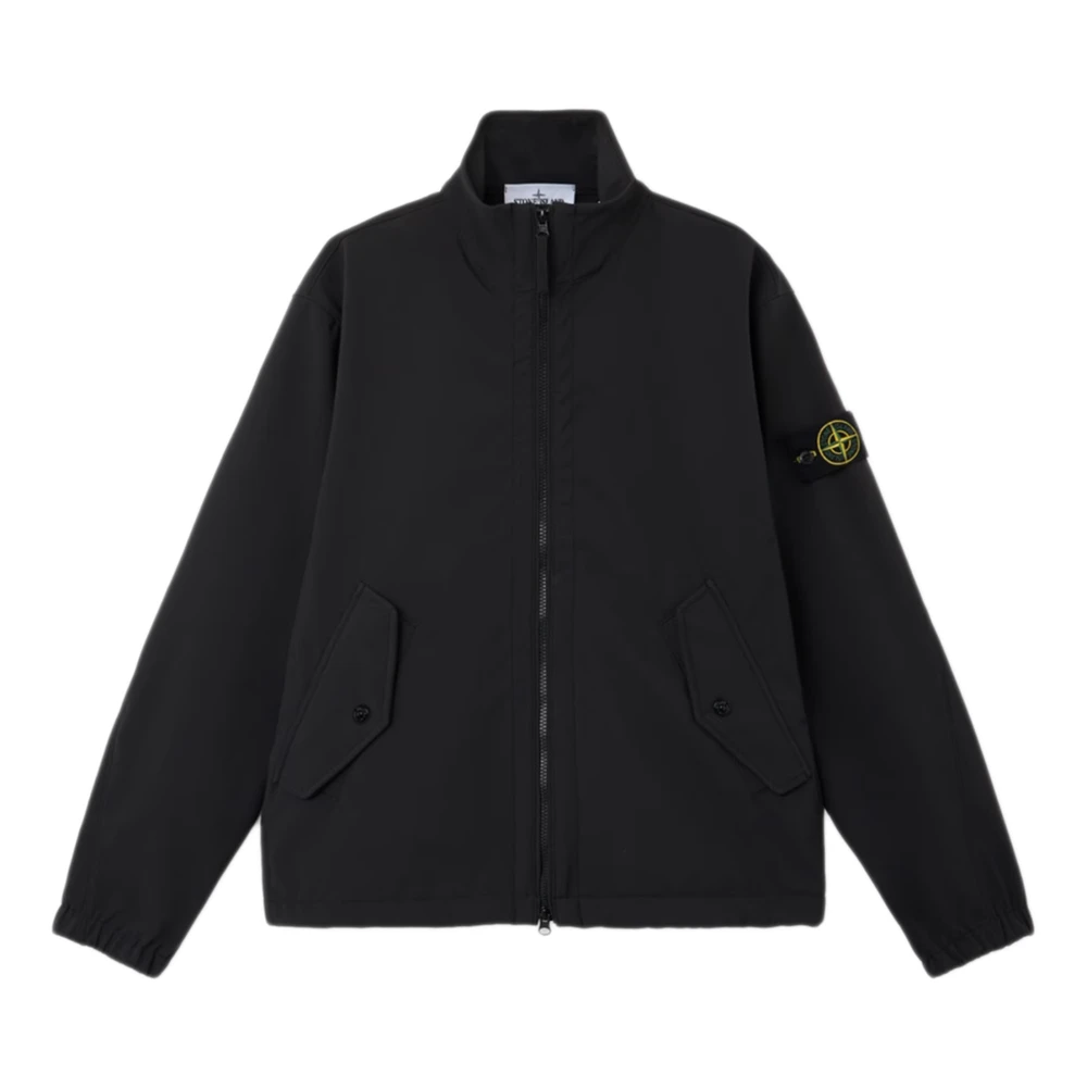 Stone Island Black Light Jackets, Male, 2XL, Shell-R E.dye Jacket
