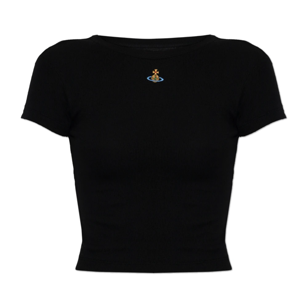 Vivienne Westwood T Shirt Bébé Pérou Femme Tops Noir 40 Fr