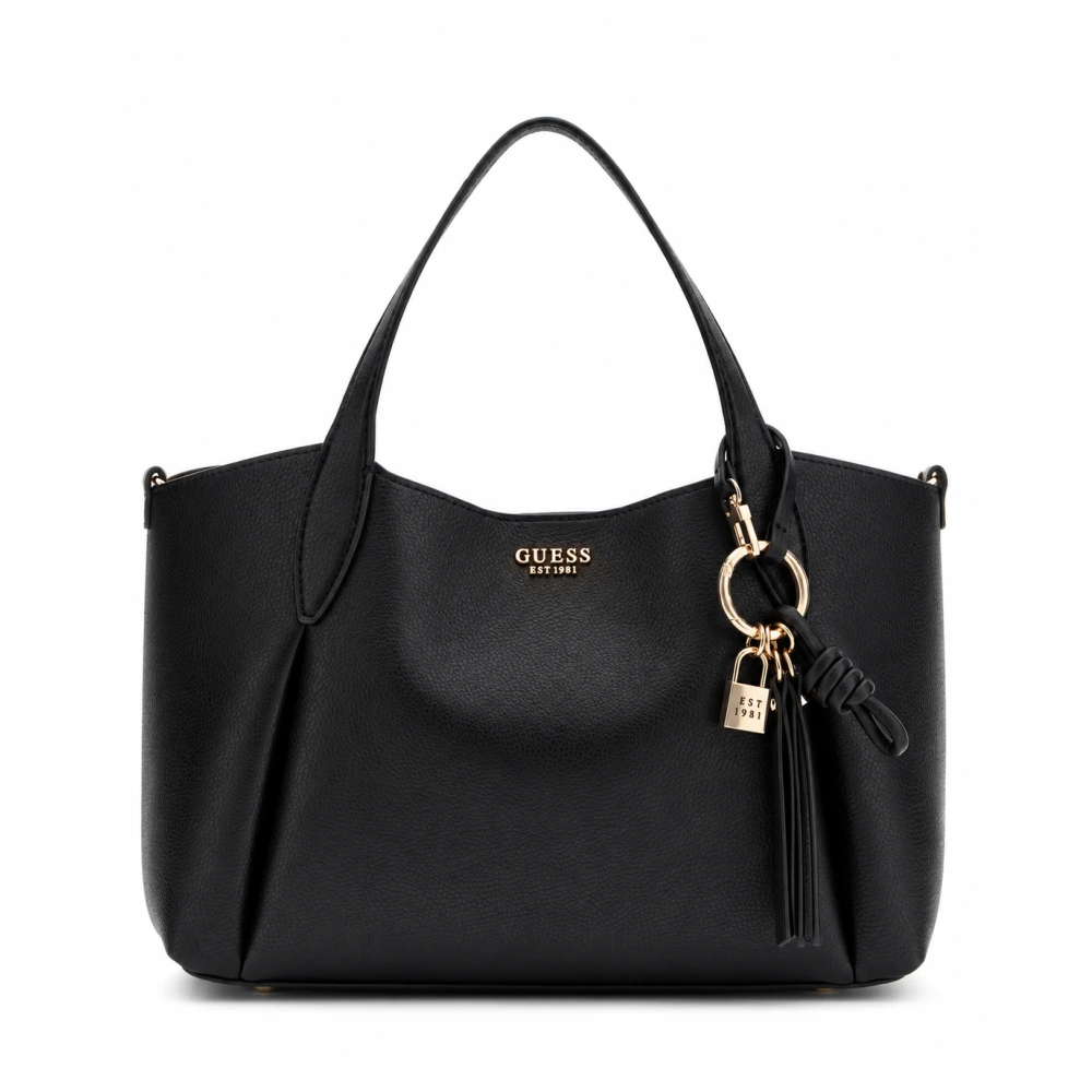 Guess Donna Nero Melody 2 In 1 Satchel Universal - Immagine 4