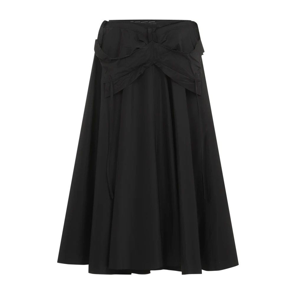 Maison Margiela Zwarte Rok Klassieke Stijl Black Dames