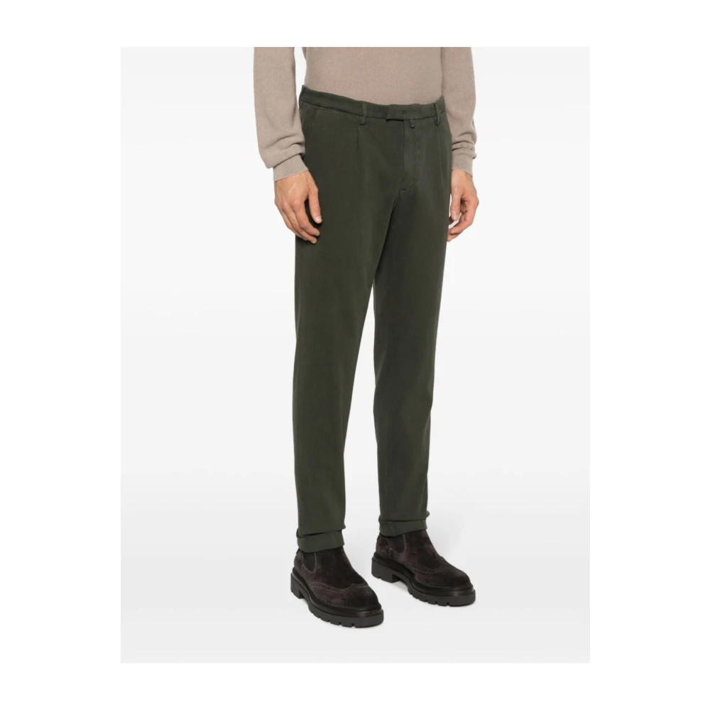 Briglia Groene Corduroy Broek met Logopatch Green Heren