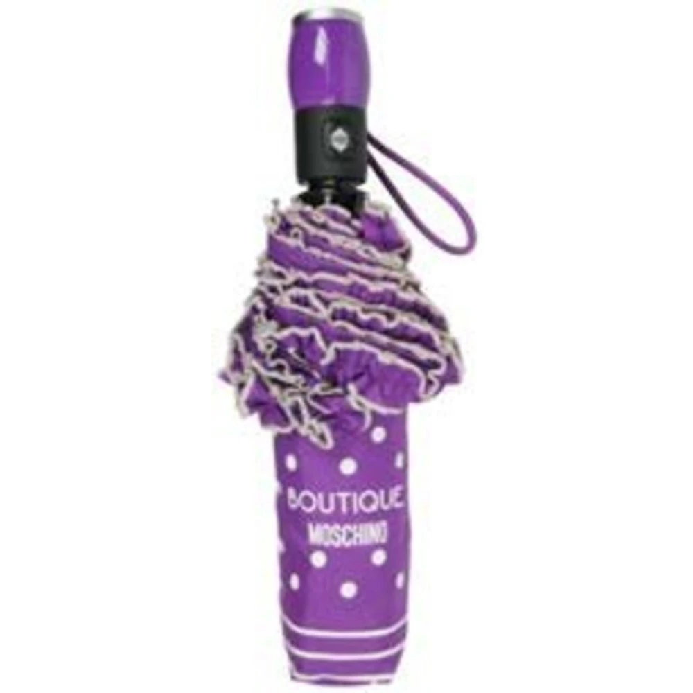 Boutique Moschino Polka Dots UV Paraply Purple, Unisex
