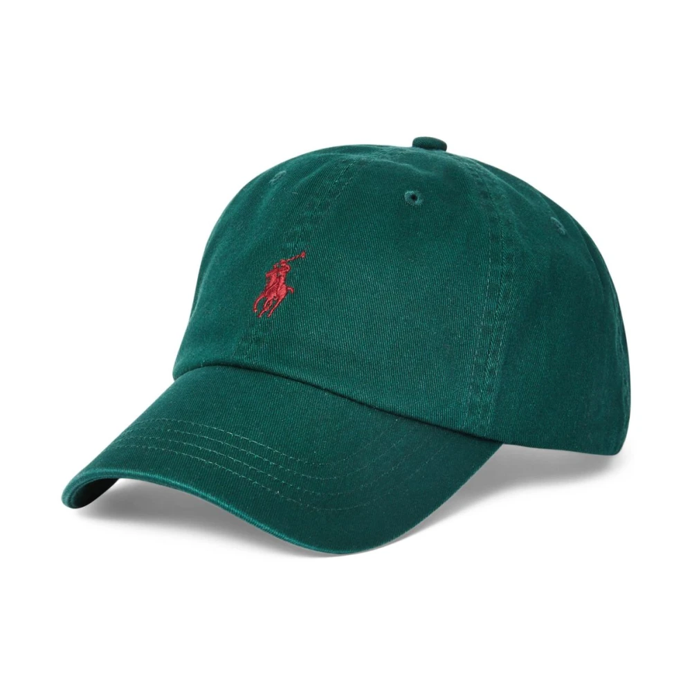 Polo Ralph Lauren Groene Baseballpet met Borduursel Green Heren