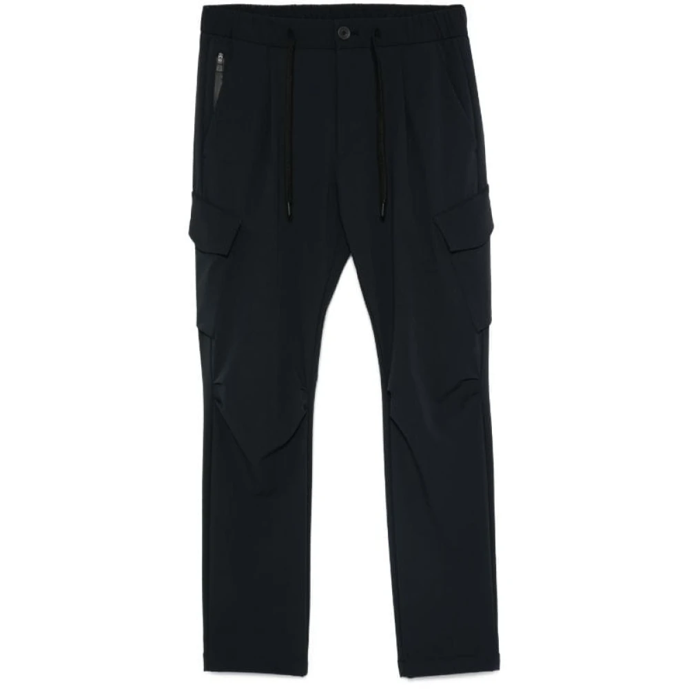 Herno Zwarte Cargo Broek Black Heren