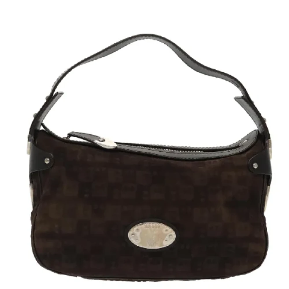 Bally Pre-owned Suede shoulder-bags Brown Dames