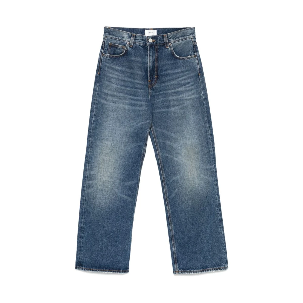 Haikure Indigo Blue Straight Jeans Blue Dames