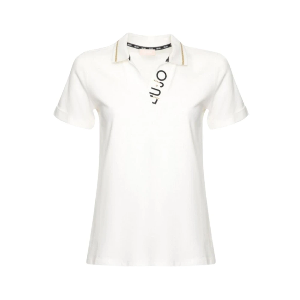 Liu Jo Klassieke Polo Shirt White Dames