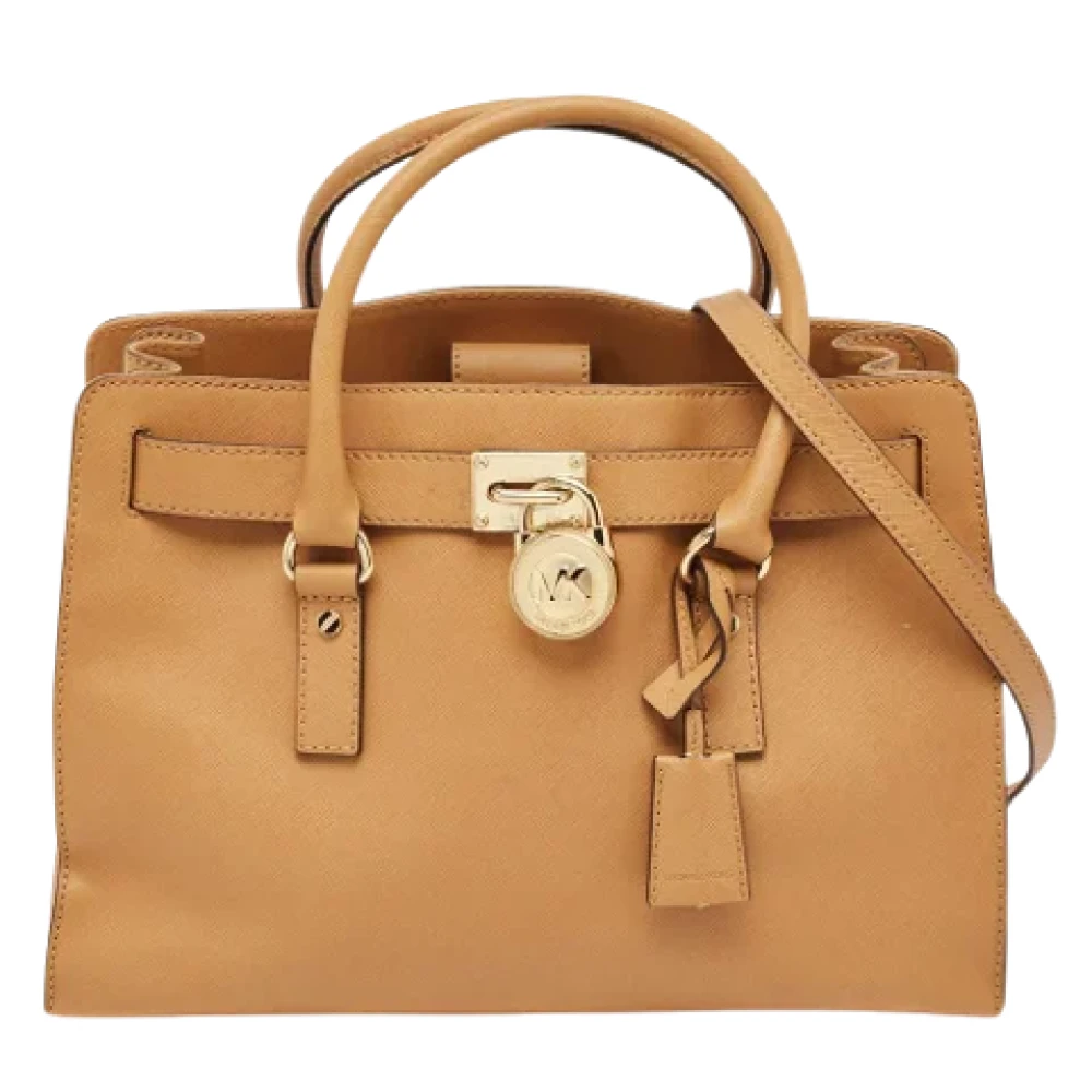Michael Kors Pre-owned Leather totes Beige Dames