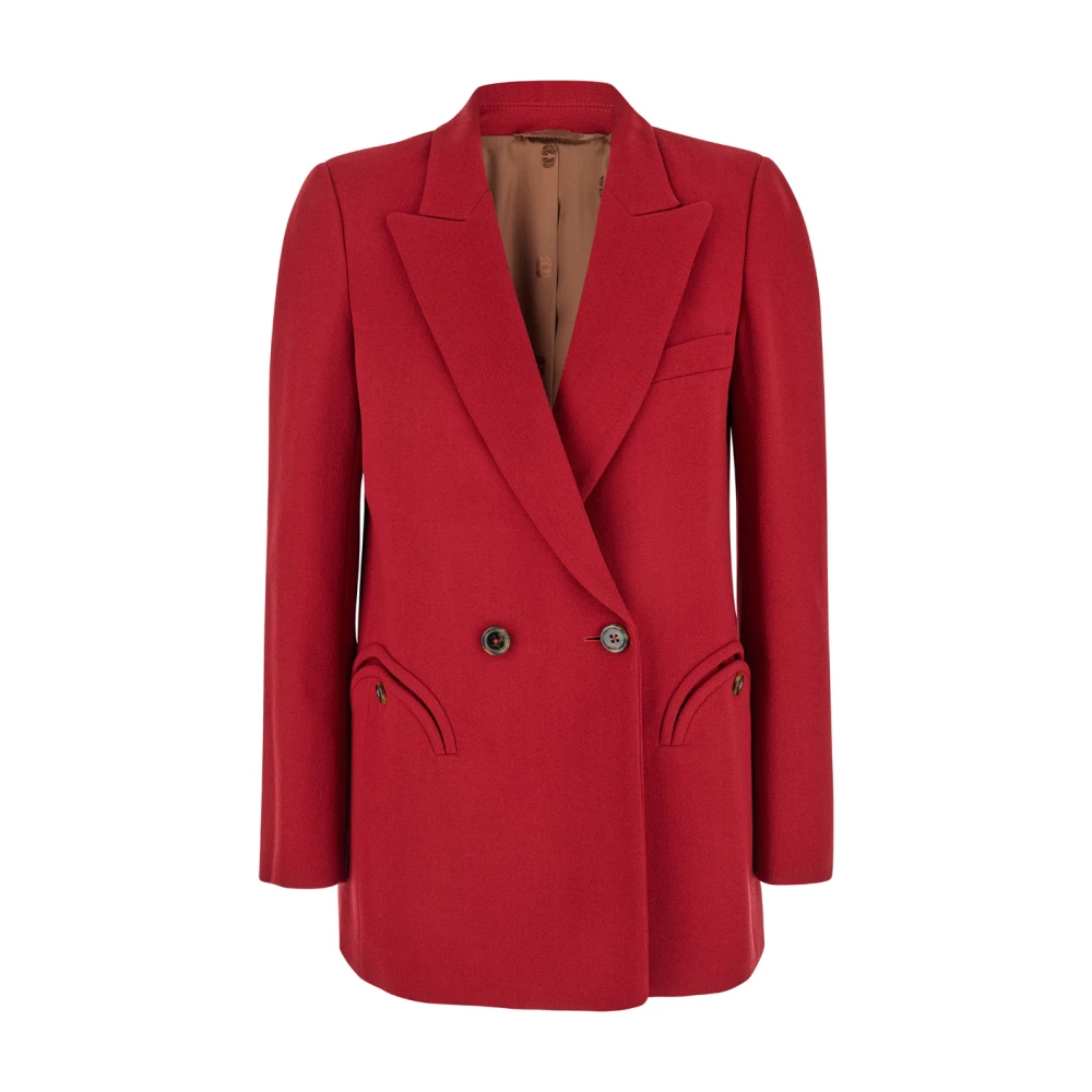 Blazé Milano Rode Everyday Blazer Jas Red Dames