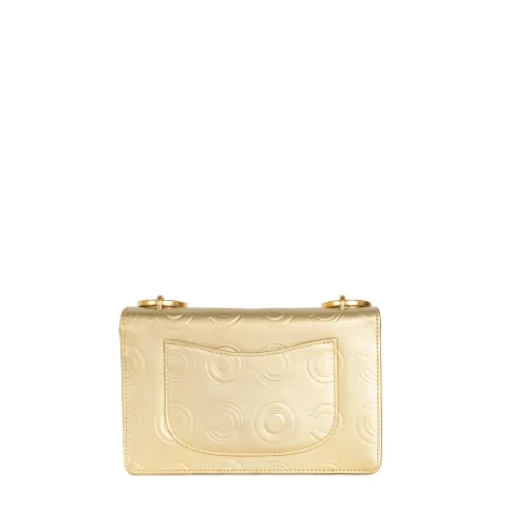 Chanel Vintage Pre-owned Leather chanel-bags Yellow Dames