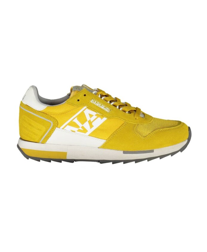 sneaker-homme-en-cuir-jaune