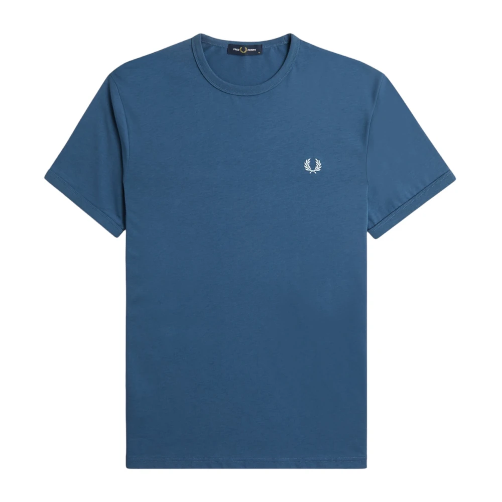 Fred Perry T-Shirts Blue Heren