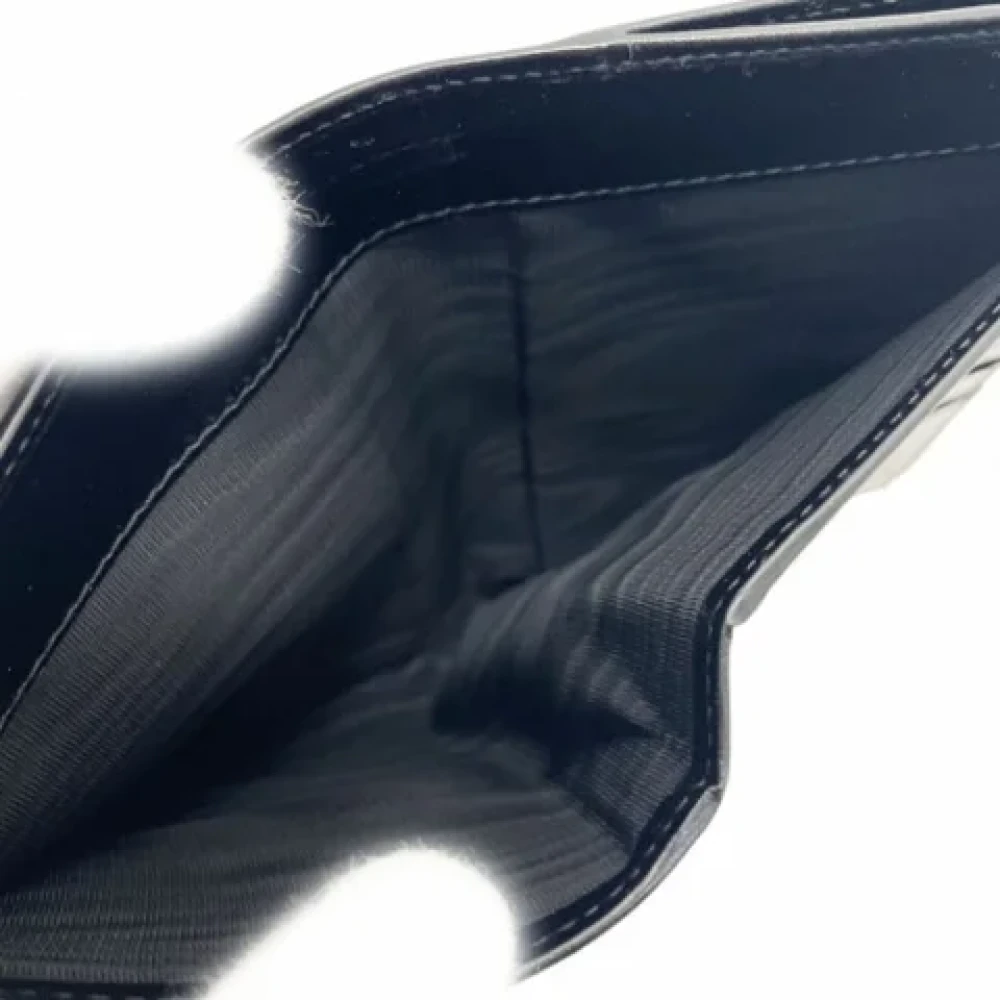 Prada Vintage Pre-owned Leather wallets Black Dames