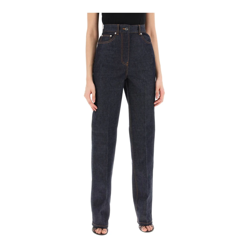Salvatore Ferragamo Straight Jeans Blue Dames