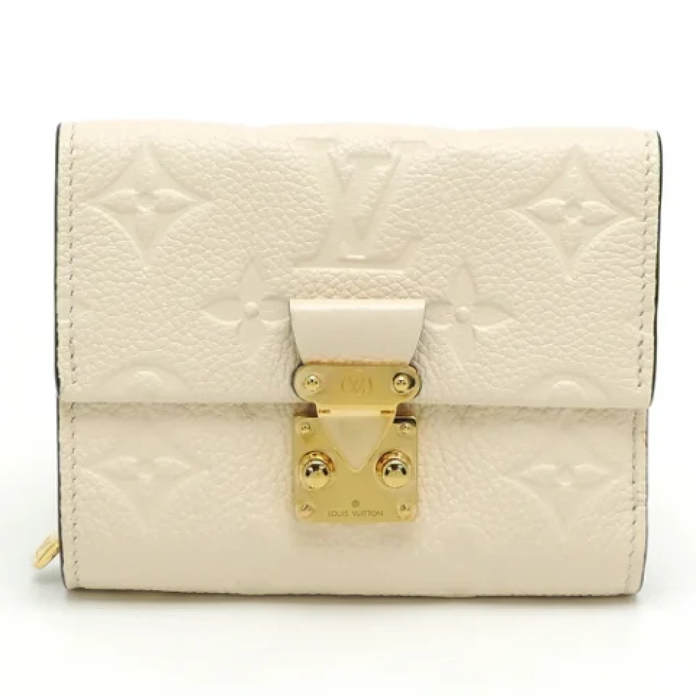 Louis Vuitton Vintage Pre-owned Canvas wallets White Dames