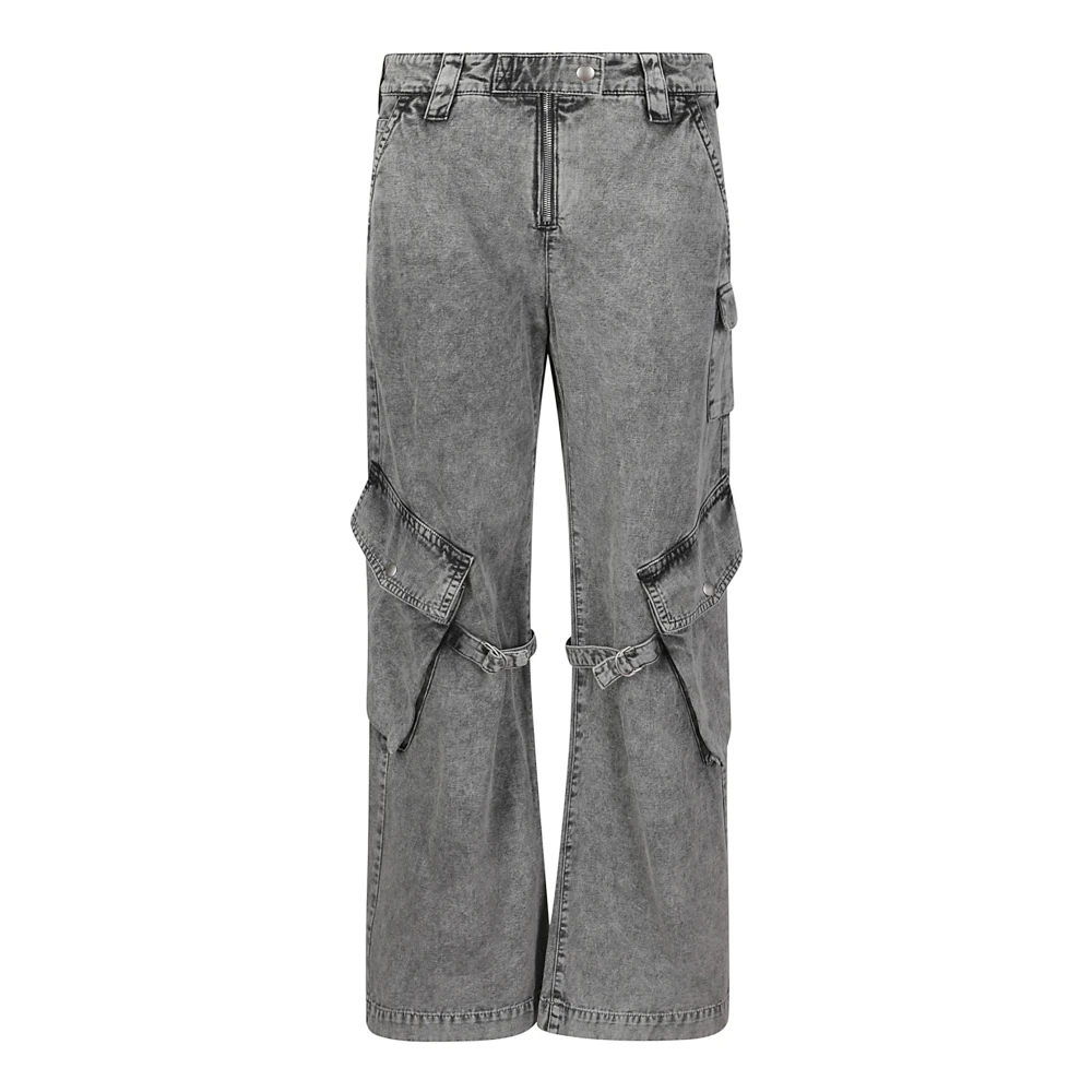 Acne Studios Cargo Broek met Zakken Gray Dames