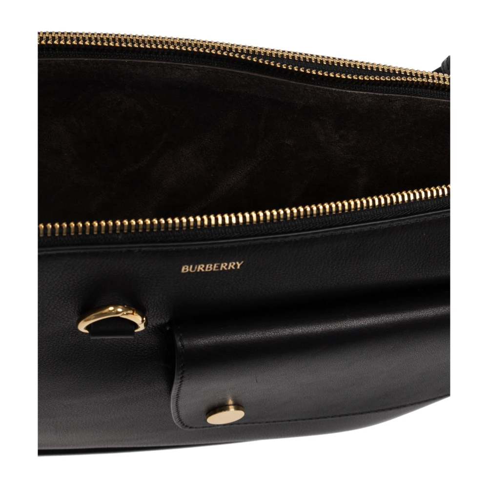 Burberry Schoudertas Shield Black Dames