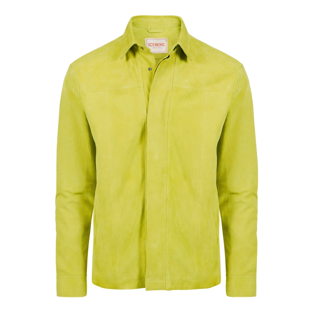 Jackets > Leather Jackets - - Iceberg - Modalova