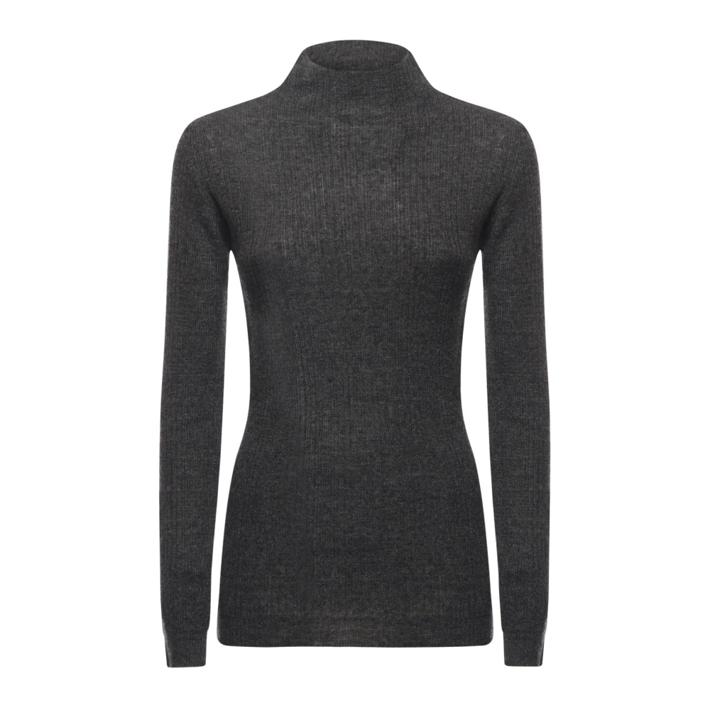Pinko Women's Gray Turtlenecks - Turtlenecks - Xs - Knitwear