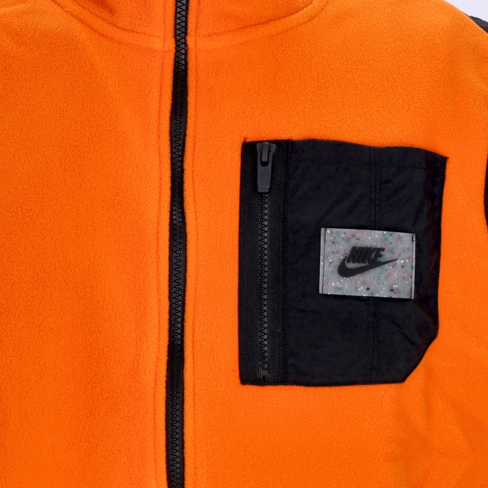Nike Therma-fit Polar Fleece Vest Mouwloos Orange Heren
