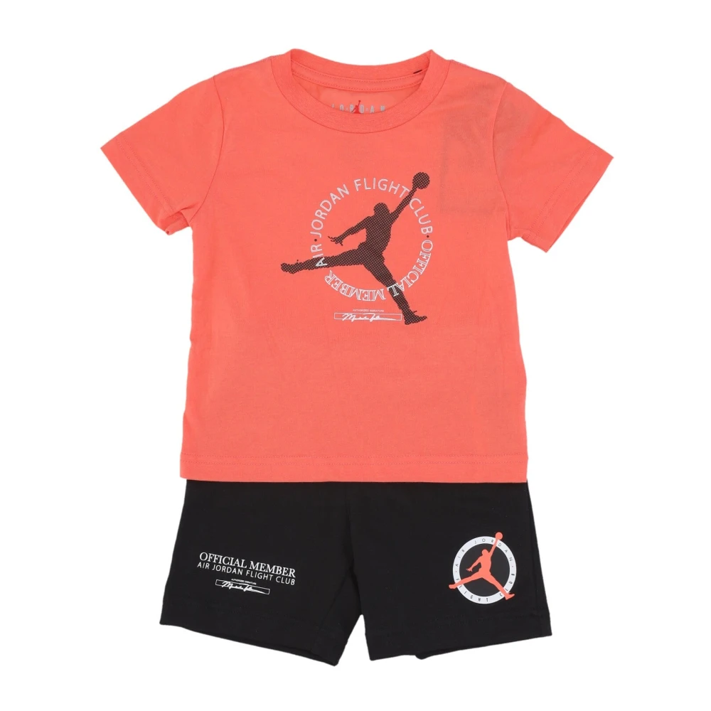 Jordan Barn Flight Mvp T-shirt+shorts Set Pink, Unisex