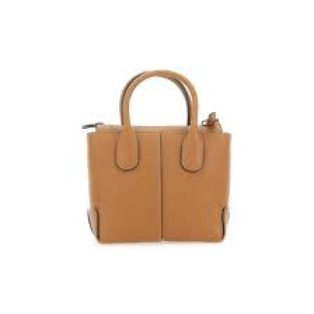 TOD'S Stijlvolle Leren Tas voor Dagelijks Gebruik Brown Dames