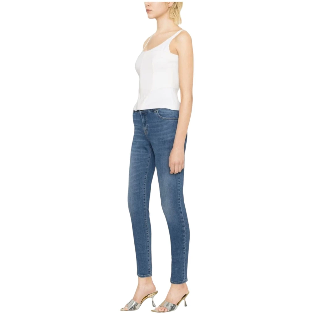 Blugirl Slim Fit Denim Broek Blue Dames