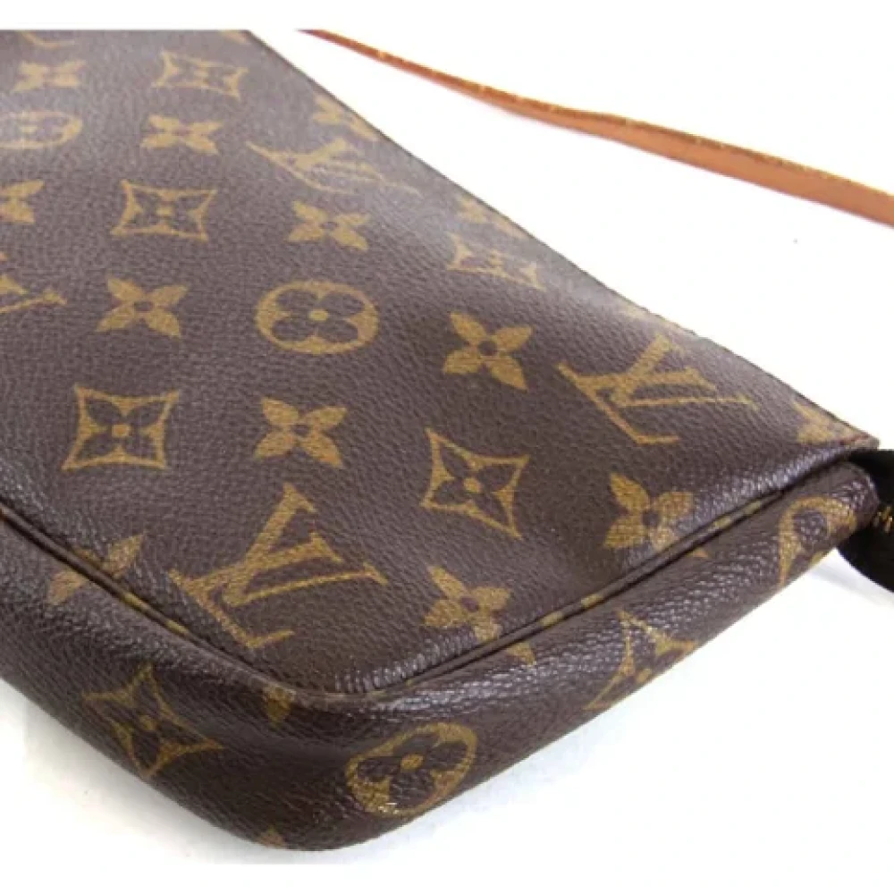 Louis Vuitton Vintage Pre-owned Canvas clutches Brown Dames