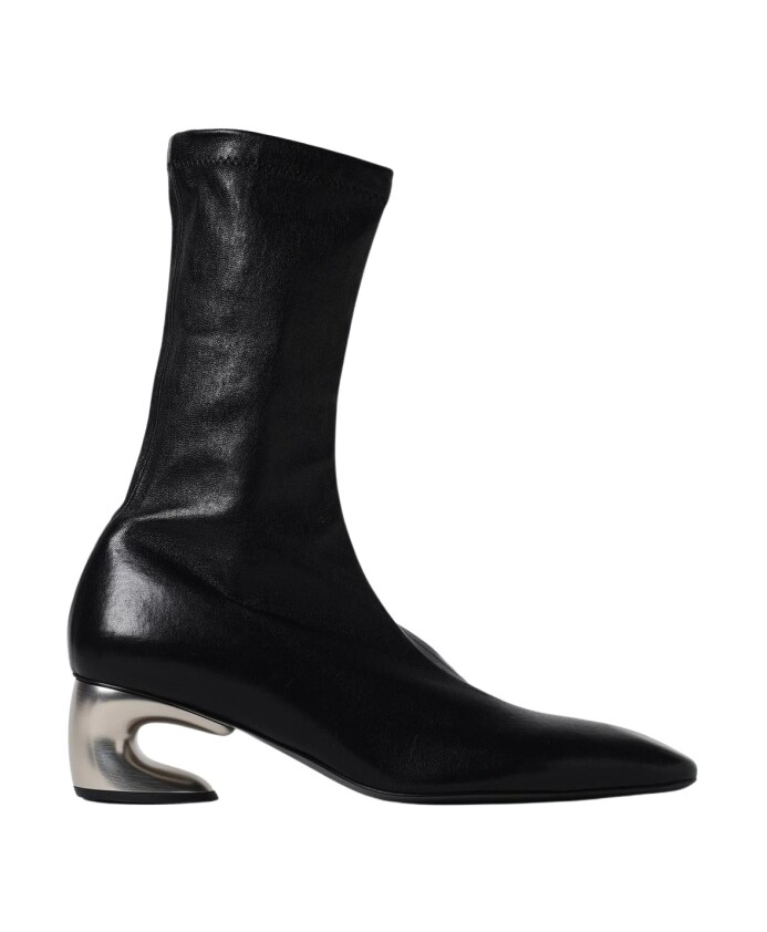bottines-en-cuir-noir-a-talon-sculpte