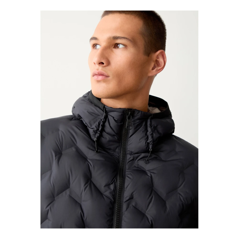 Colmar Zwarte winterjas met ritssluiting Black Heren