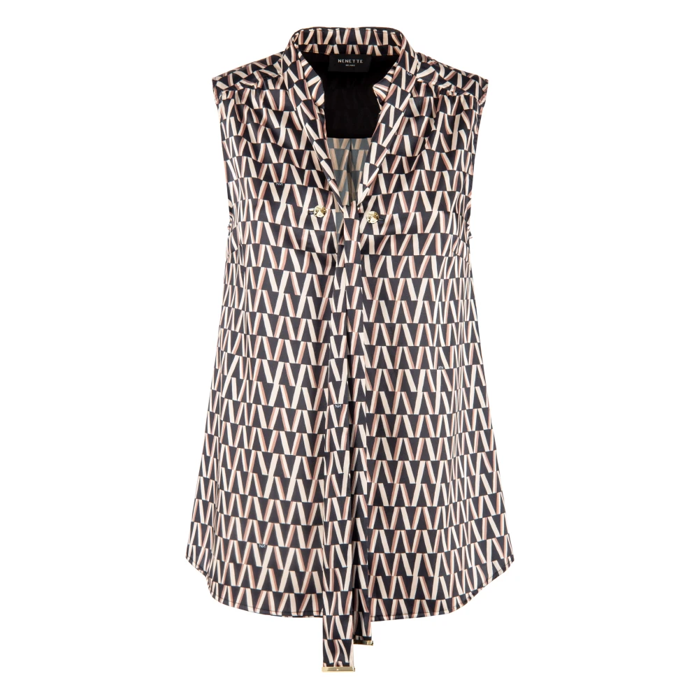 Nenette Zwarte Shirts voor Vrouwen Black Dames