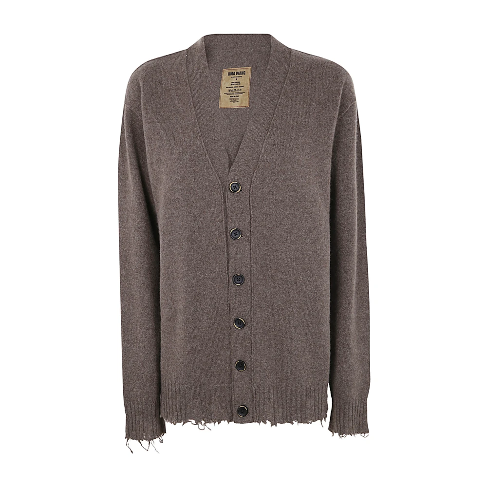 UMA Wang Kaffe Oversized Cardigan Brown, Herr