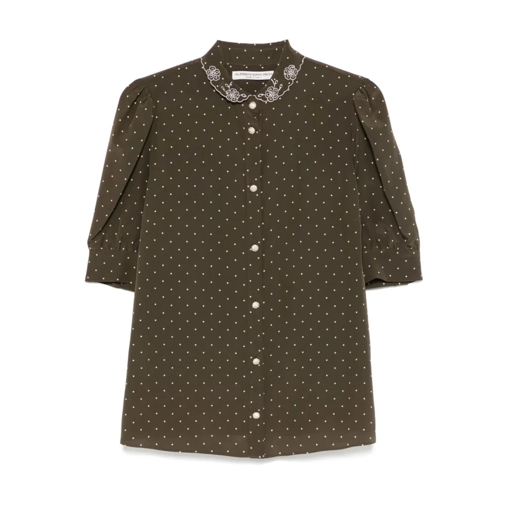 Blouses & Shirts > Blouses - - Alessandra Rich - Modalova