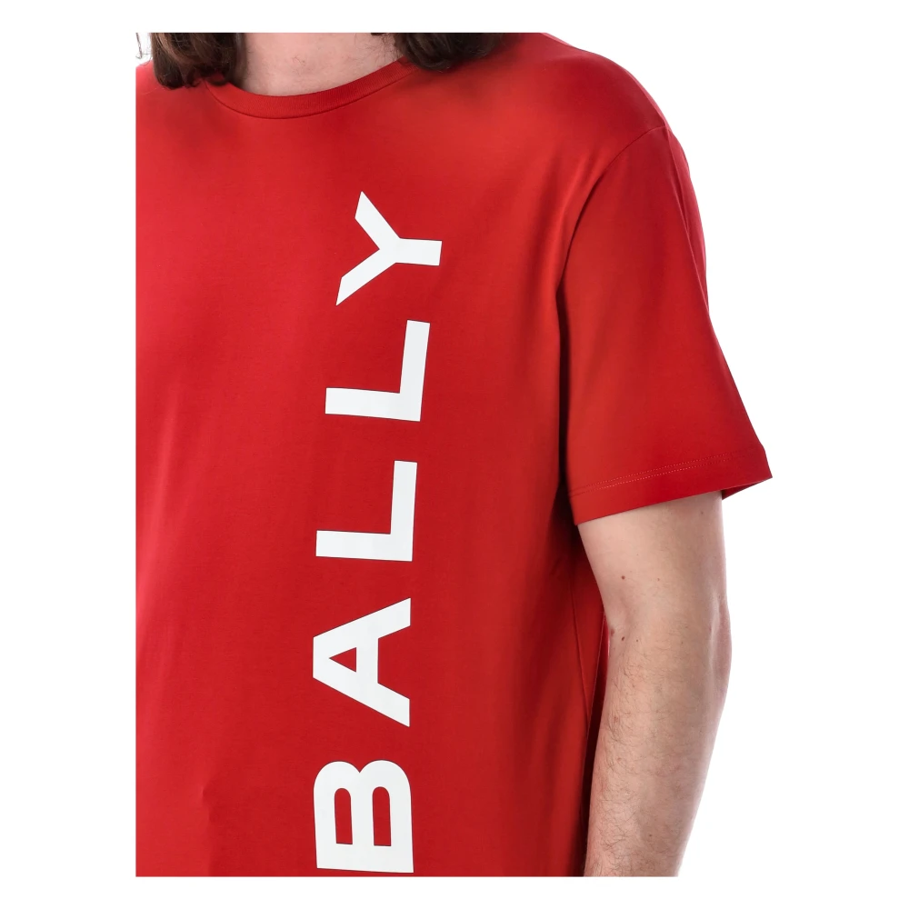 Bally T-Shirts Red Heren