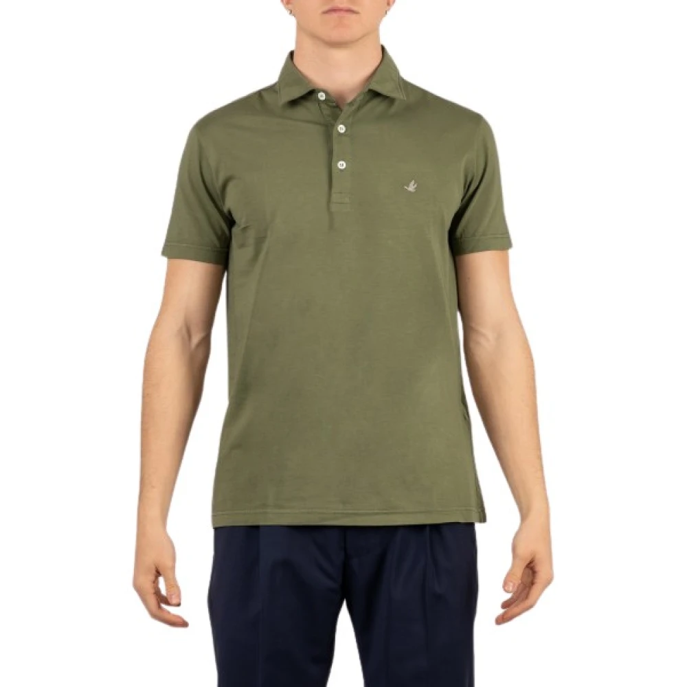 Brooksfield Hombre Verde Camisetas, Talla: Xl