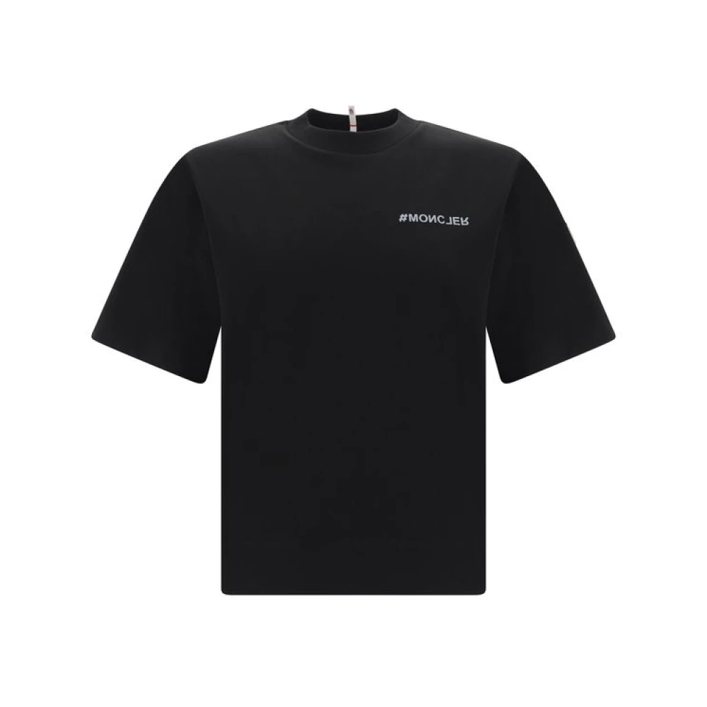 Moncler Iconisch Logo T-shirt Black Heren