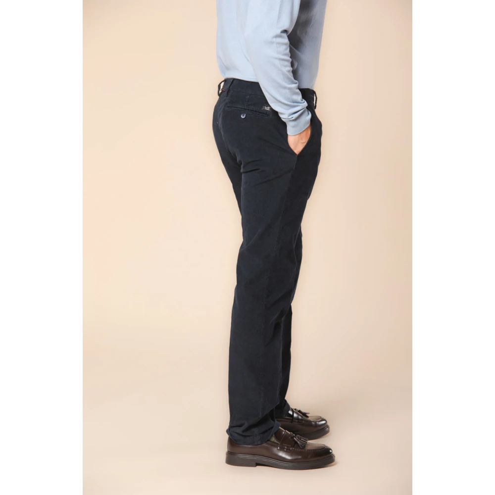 Mason's Fluwelen chino broek voor heren Blue Heren