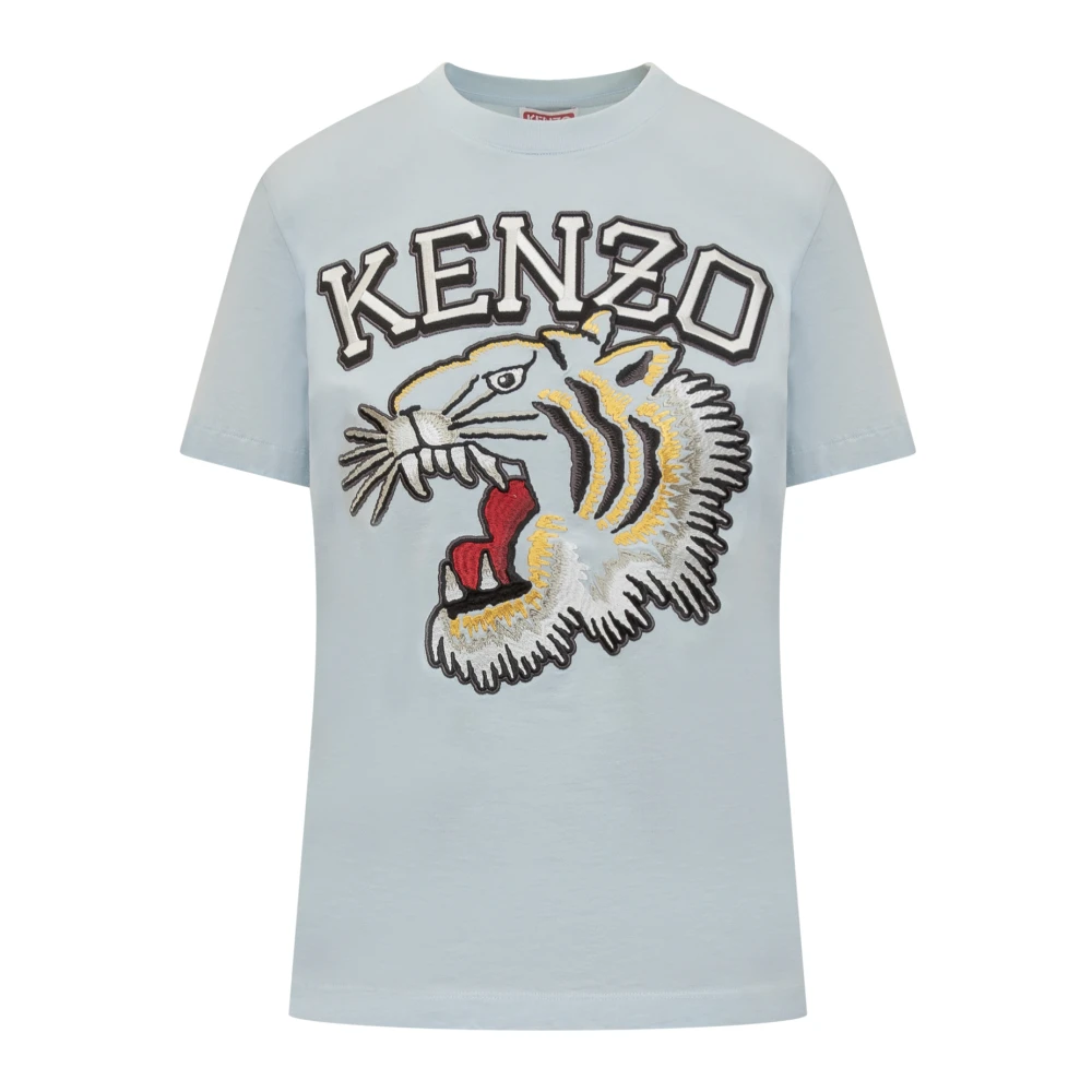 Kenzo Tiger Varsity T-Shirt Blue Dames