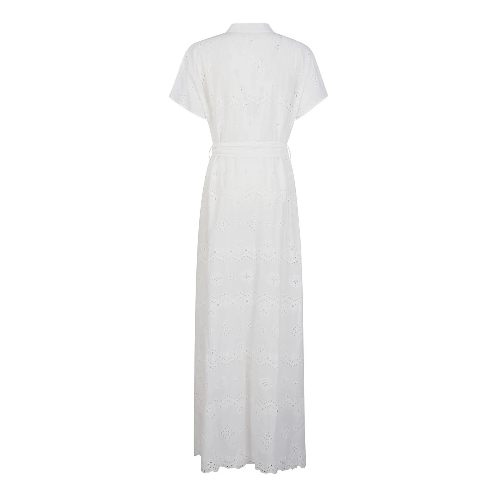 MC2 Saint Barth Witte Broderie Anglaise Overhemdjurk White Dames