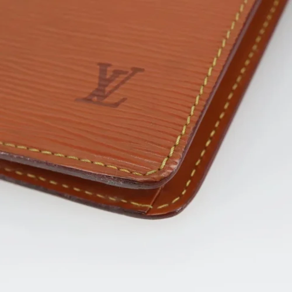 Louis Vuitton Vintage Pre-owned Leather clutches Brown Dames