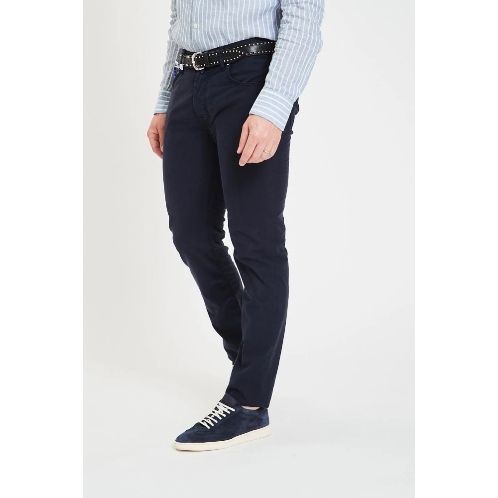 Jacob Cohën Regular Slim Fit Broek Blue Heren