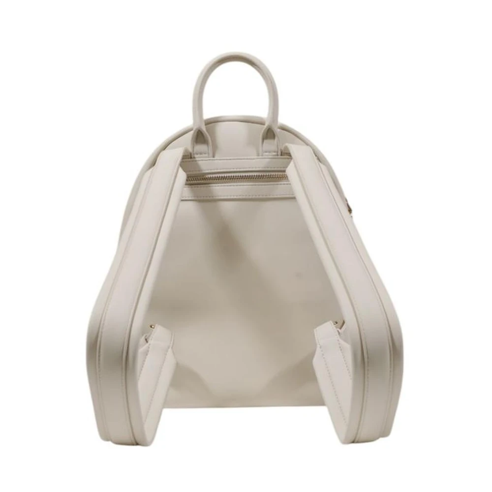 Love Moschino Moderne Polyurethaan Damesrugzak Collectie Beige Dames