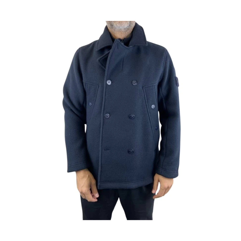 Stone Island Marinblå Ghost Jacka Blue, Herr