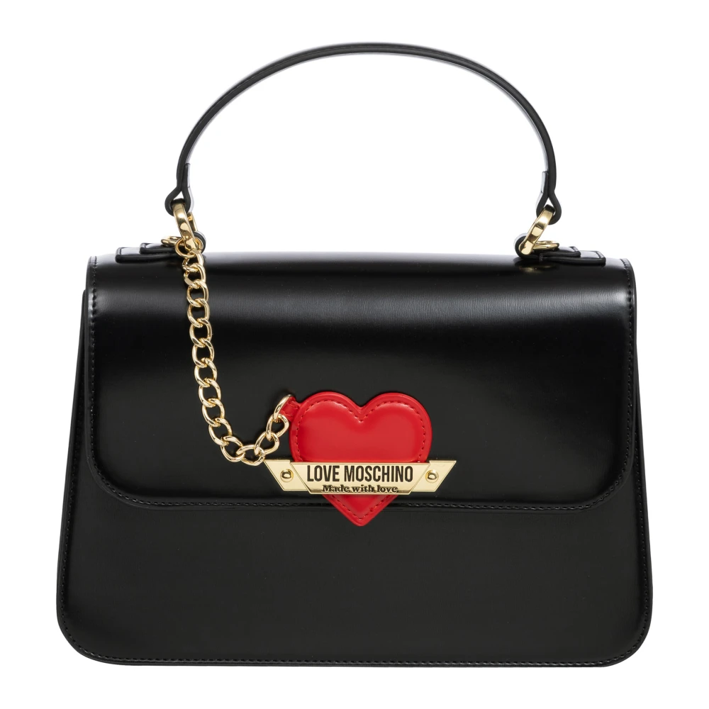 Love Moschino Stijlvolle Handtas met Verstelbare Band Black Dames
